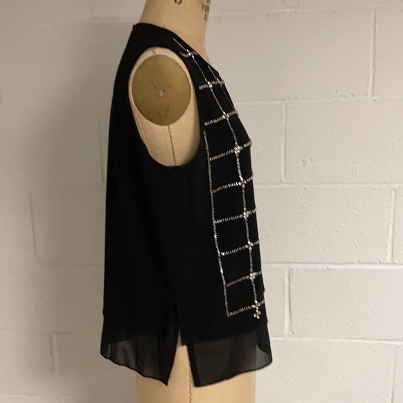 Tory Burch Metallic Sleeveless Top - Picture 6 of 7